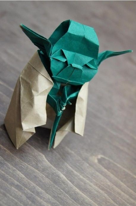 Photo:  origami star wars